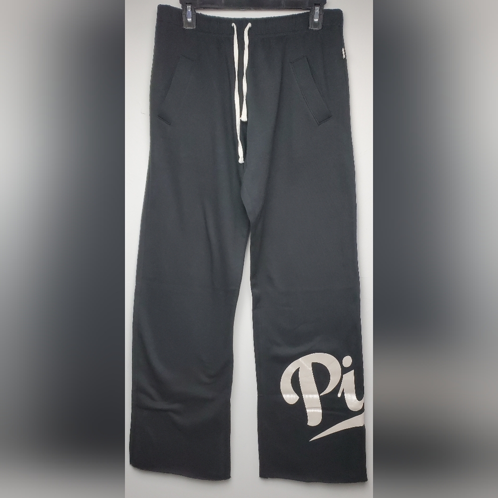 Victoria's Secret Pink Lounge Sweatpants Pants Black/Cream XS